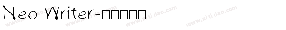 Neo Writer字体转换